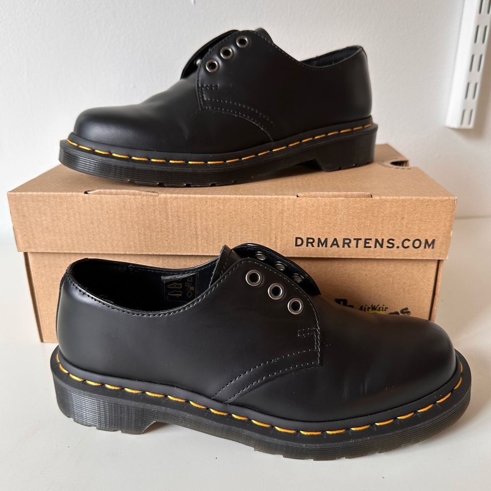 Dr. Martens Black Leather Shoes